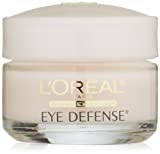 L'Oreal Paris Skincare Eye Cream to Reduce Puffiness, Lines and Dark Circles, L'Oreal Paris Skincare Dermo-Expertise Eye Defense Eye Cream with Caffeine and Hyaluronic Acid For All Skin Types, 0.5 oz.