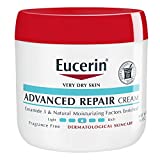 Eucerin Advanced Repair Cream | Body Moisturizer for Very Dry Skin | Body Cream with Ceramide 3 & Natural Moisturizing Factors | Fragrance Free | 16 ounce Jar