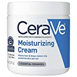 CeraVe Moisturizing Cream | Body and Face Moisturizer for Dry Skin | Body Cream with Hyaluronic Acid and Ceramides | 19 Ounce